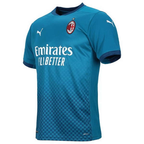 Tailandia Camiseta AC Milan 3ª 2020-2021 Azul